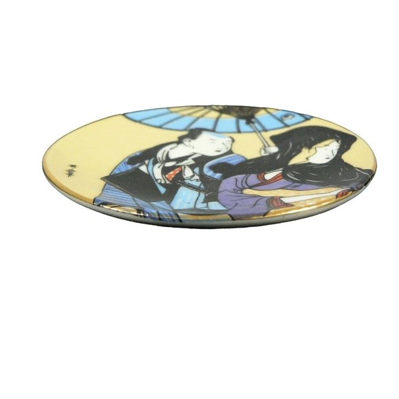 Sauce Dish Japanese original decal Traditional Costume Male Female - Picture 2 of 10